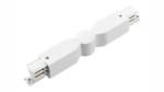Adjustable connector for 3-phase track  XTS24-3, white